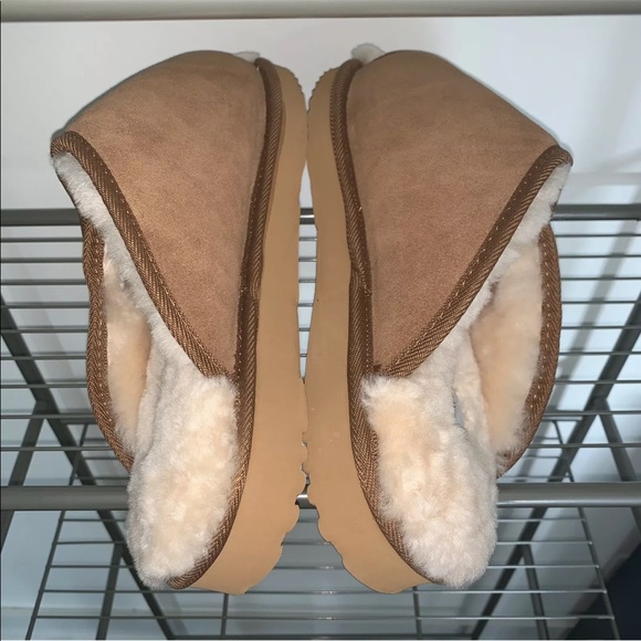 Men’s 13 M VERMONT COUNTRY STORE Sheepskin Adjustable Scuff Slippers 72420 NEW - Picture 8 of 12
